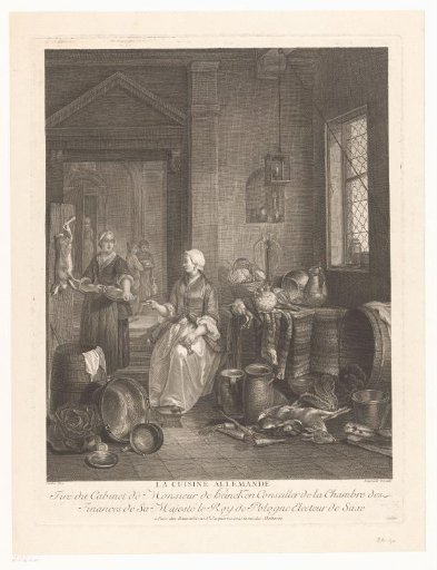 Kitchen Scene with Game