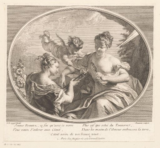 Allegorical representation of the origin of fire