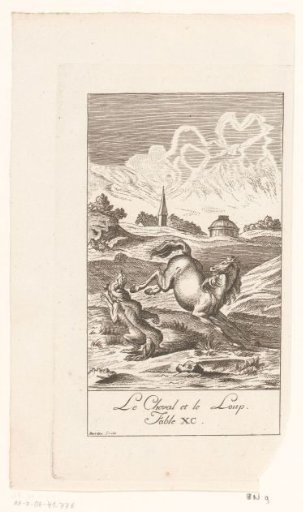 Fable of the horse and the wolf