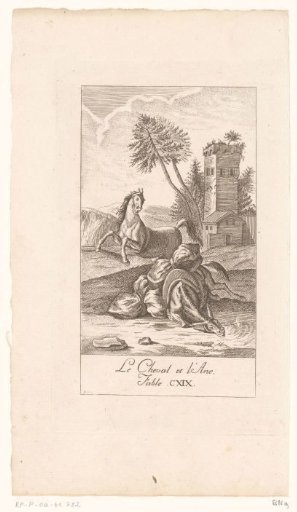 Fable of the horse and the donkey