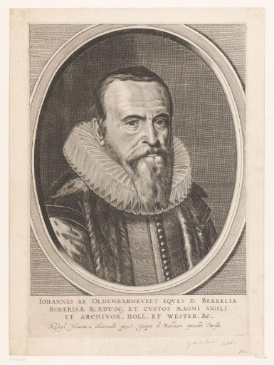 Portrait of Johan van Oldenbarnevelt