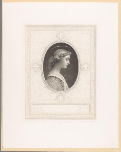 Angel Gabriel in an Ornate Frame
