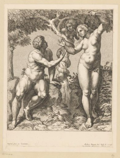 Adam and Eve Tempted by the Serpent