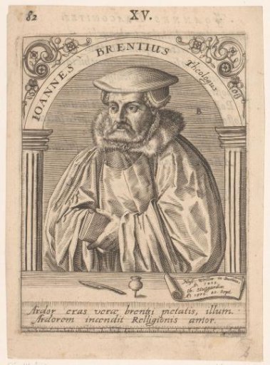 Portrait of Johannes Brenz