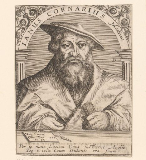 Portrait of Janus Cornarius