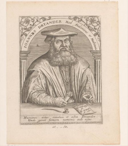 Portrait of Johann Dryander