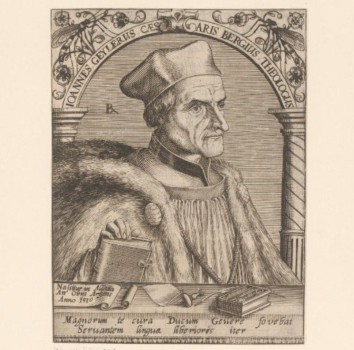 Portrait of Johann Geiler von Kaisersberg