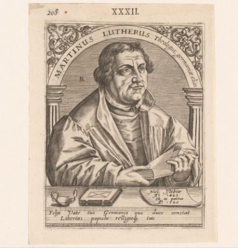 Portrait of Maarten Luther