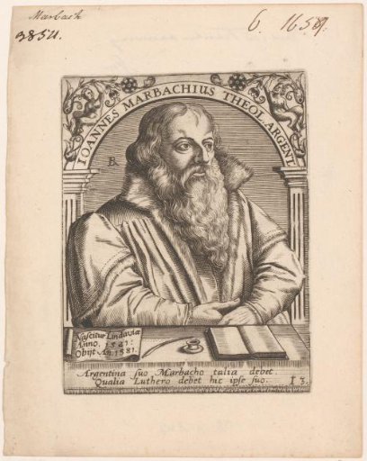 Portrait of Johann Marbach