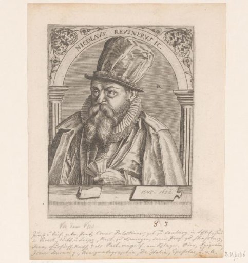 Portrait of Nicolaus Reusner