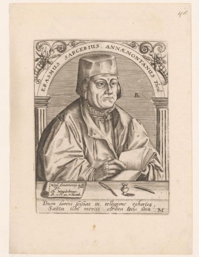 Portrait of Erasmus Sarcerius