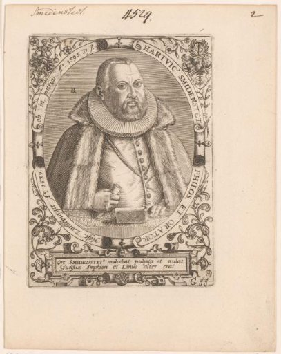 Portrait of Hartvicus Smidenstet