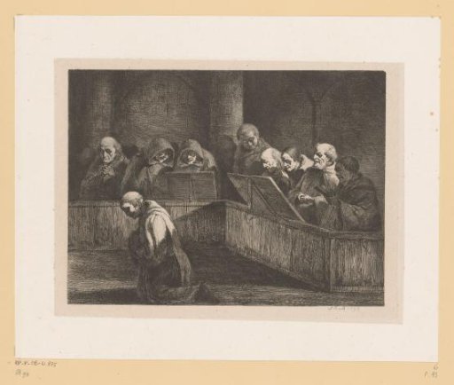 Monks singing mass
