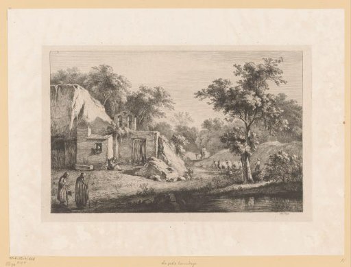 Hermitage in a river landscape