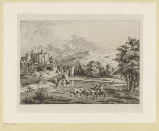 Landscape with the Temple of Vesta