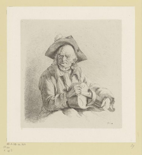 Man playing the lyre
