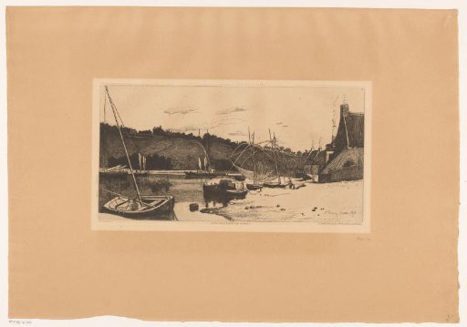 View of the harbour of Rance