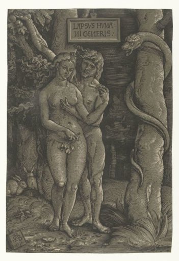Temptation of Adam and Eve in Paradise