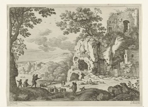 Landscape with a ruin