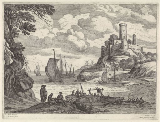 Harbour View with Ships
