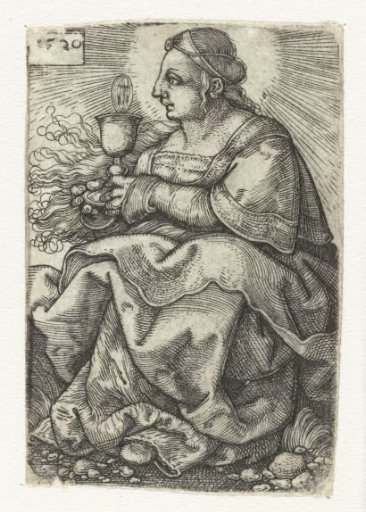 Saint Barbara with Chalice and Host