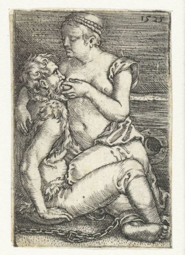Pero Nursing the Chained Cimon in Prison