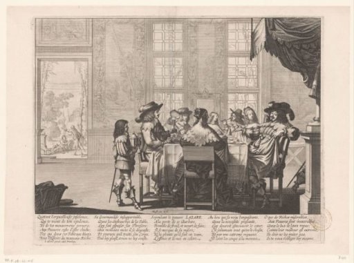 The Feast of the Rich Man (Dives) with Lazarus Begging at the Door