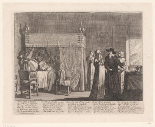 The Rich Man (Dives) on His Deathbed, Besieged by Devils
