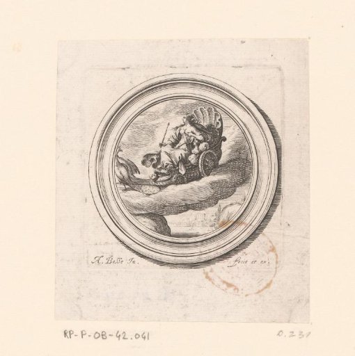 Juno on a Chariot Drawn by Peacocks