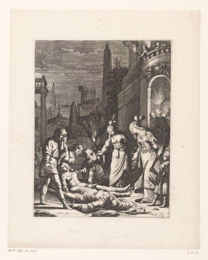 Emilie and Camille find the wounded Melinte and Palamède