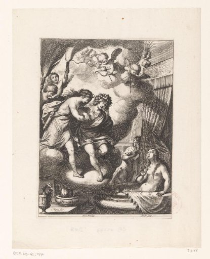 Marcellin surprised by the beauty of Ariane in the bath