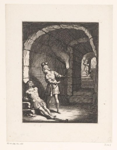 Dicargue frees Palamède from the dungeon