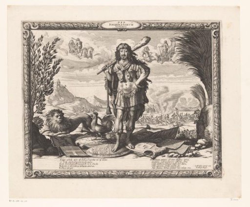 Portrait of Louis XIII as Hercules