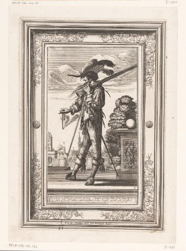 Man with a Hackbut on Guard, Dressed According to the Fashion of ca. 1630
