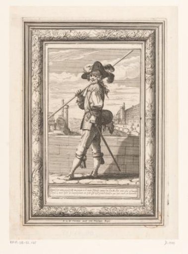 Pike Bearer in Armor, Dressed According to the Fashion of ca. 1630