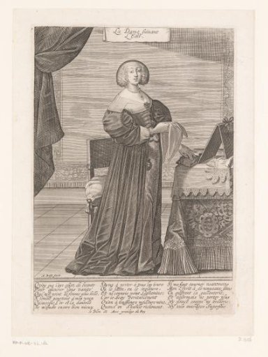 French Court Lady Following the Edict of 1633