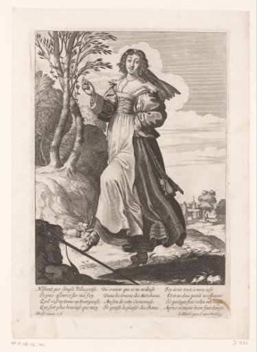 Dancing Woman in a Landscape