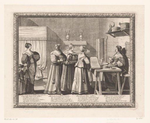 Women Bring Gifts to the Bride