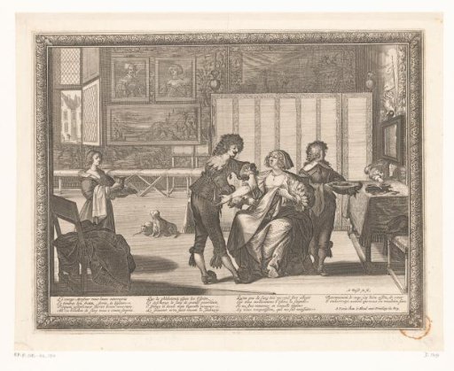 Surgeon performing a bloodletting on a woman