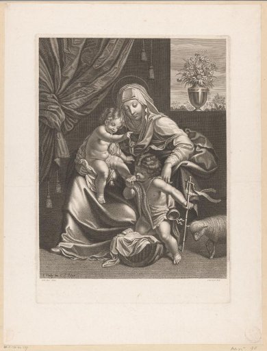 Mary with Child and John