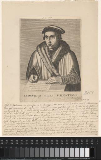 Portrait of Juan Luis Vives