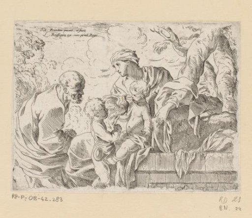 Holy Family with John the Baptist and a bird