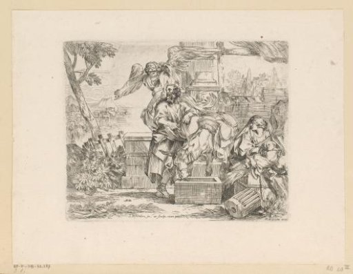 Angel warning Joseph to flee to Egypt
