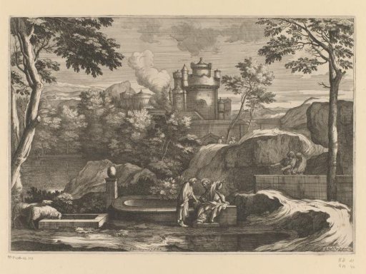 Landscape with Christ and the Samaritan woman at the well