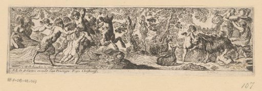 Bacchantes with a donkey and goats