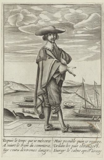 French merchant at the quay