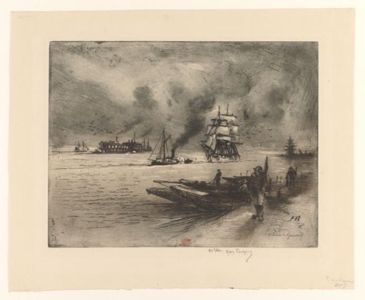 View of the Thames at Gravesend