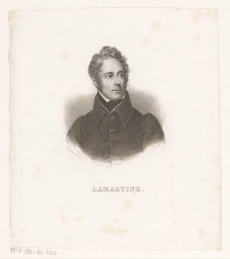 Portrait of Alphonse de Lamartine