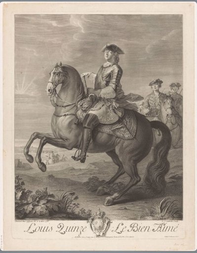 Portrait of Louis XV on Horseback