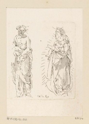 Ecce Homo and Mary with Child